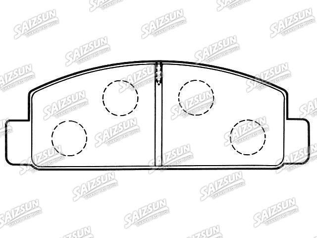 тормозная кладка Brake Pad Set:1243-49-230