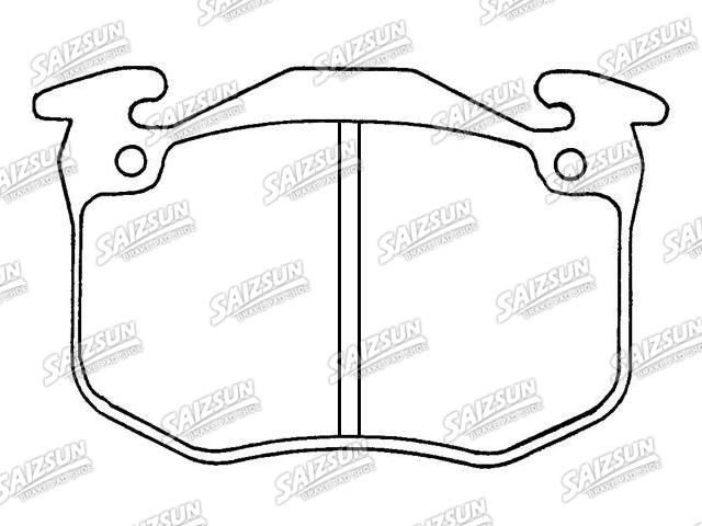 тормозная кладка Brake Pad Set:4251.36
