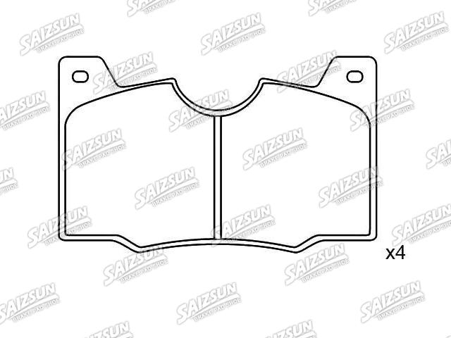 тормозная кладка Brake Pad Set:180507