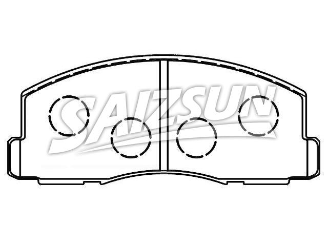 тормозная кладка Brake Pad Set:MB 277 192