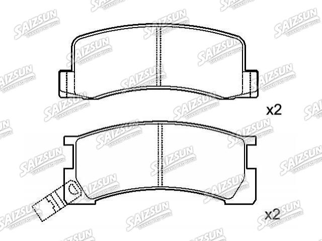 тормозная кладка Brake Pad Set:04465-14140
