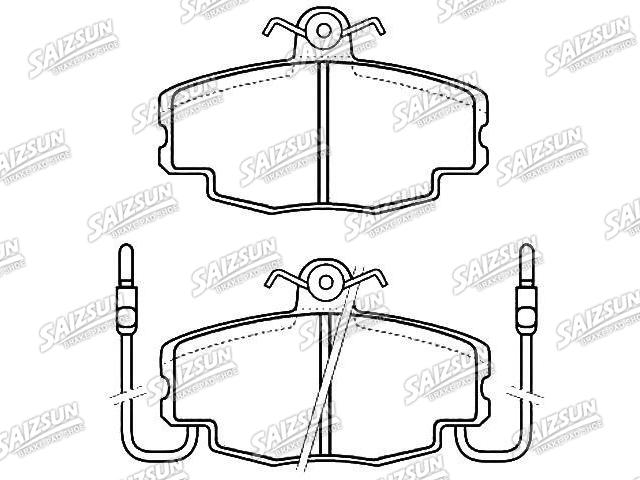 тормозная кладка Brake Pad Set:77 01 201 775