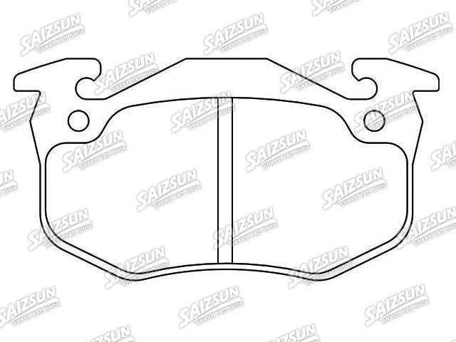тормозная кладка Brake Pad Set:77 01 202 227