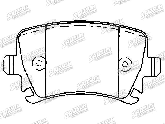 тормозная кладка Brake Pad Set:1K0 698 451