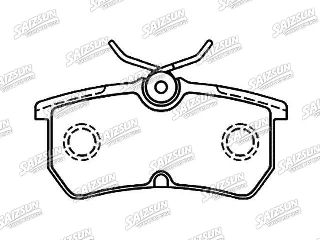 тормозная кладка Brake Pad Set:1 075 565