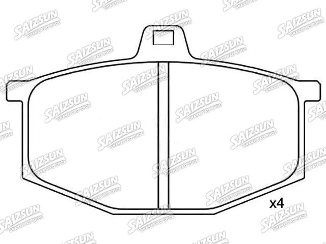 тормозная кладка Brake Pad Set:77 01 200 734