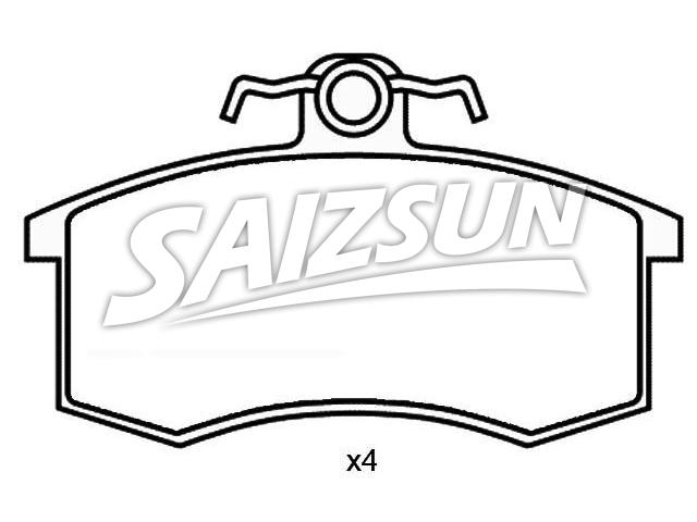 тормозная кладка Brake Pad Set:2108-350 1089