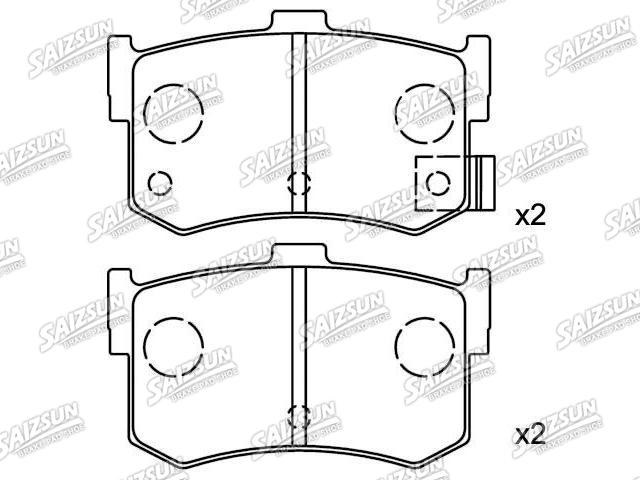 тормозная кладка Brake Pad Set:43022-SG9-000