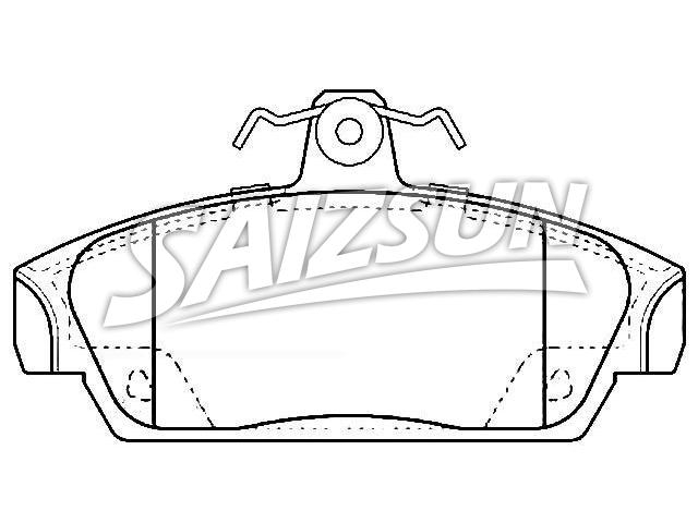 тормозная кладка Brake Pad Set:GBP90318