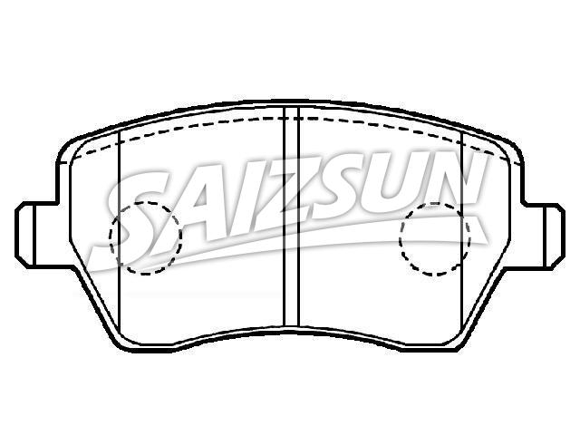 тормозная кладка Brake Pad Set:41060-AX625
