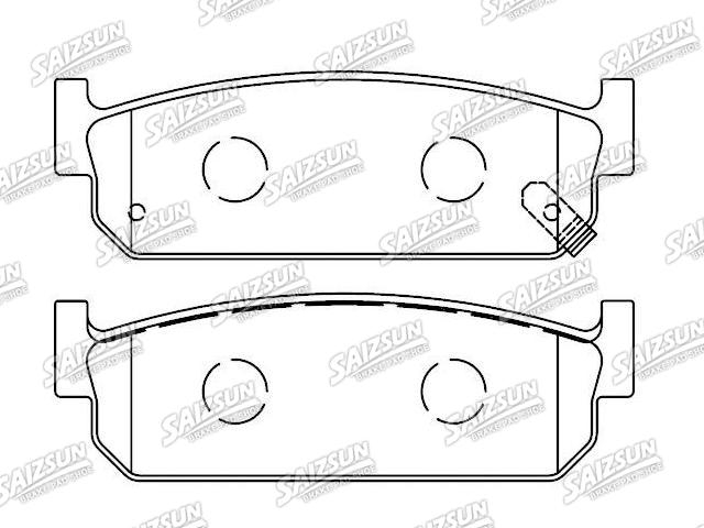 тормозная кладка Brake Pad Set:44060-0P692