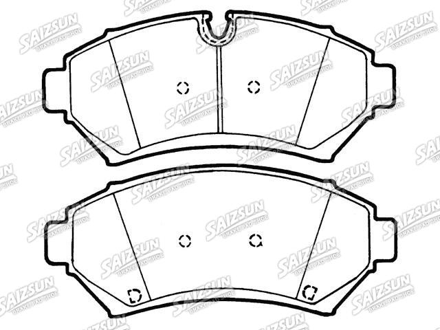тормозная кладка Brake Pad Set:18026292