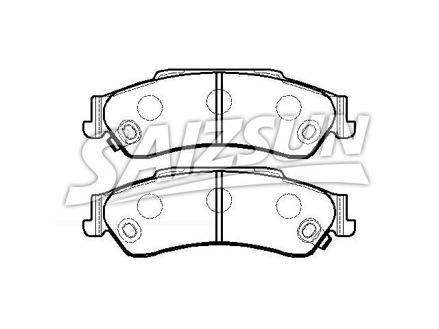 тормозная кладка Brake Pad Set:18025475