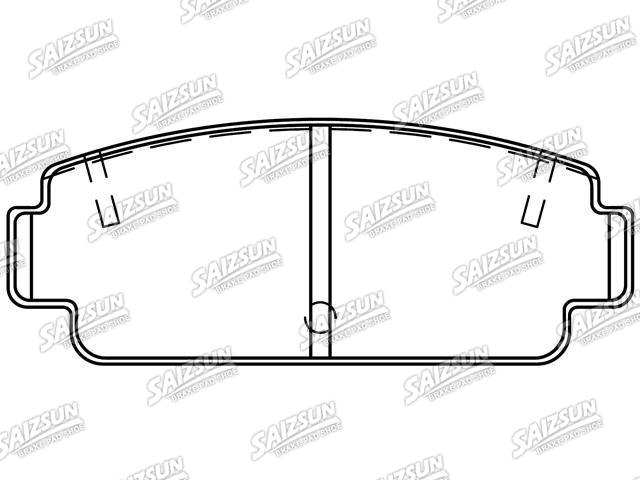 тормозная кладка Brake Pad Set:D196-7119