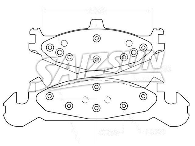 тормозная кладка Brake Pad Set:D219-7133A