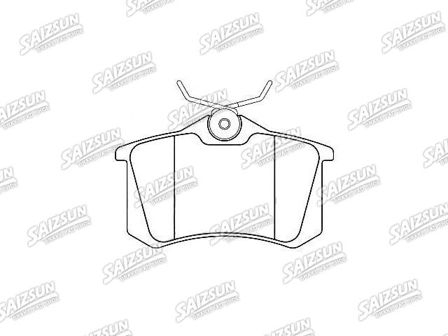 тормозная кладка Brake Pad Set:1E0 698 451 G