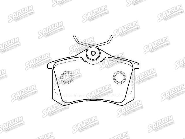 тормозная кладка Brake Pad Set:4D0 698 451 C