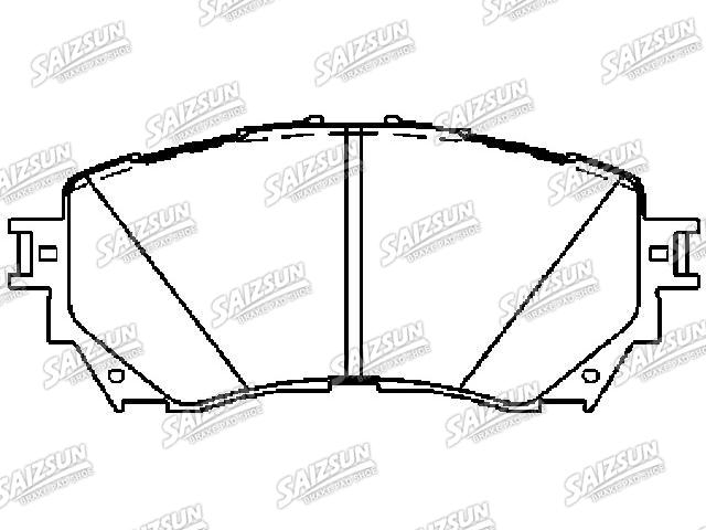 тормозная кладка Brake Pad Set:G4YA-33-28Z