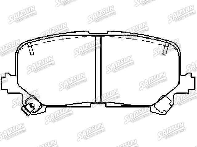 тормозная кладка Brake Pad Set:43022-TZ5-A00