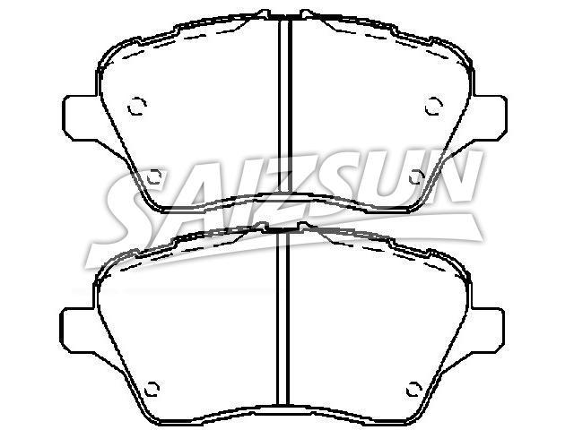 тормозная кладка Brake Pad Set:AY1Z-2001-B
