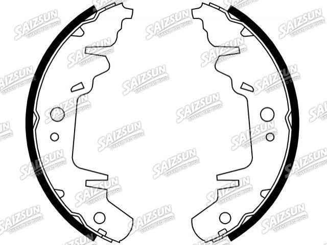 Brake Shoe Set Brake Shoe Set:0K56A-26-38Z