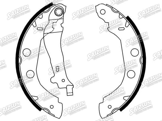 Brake Shoe Set Brake Shoe Set:77 01 205 517