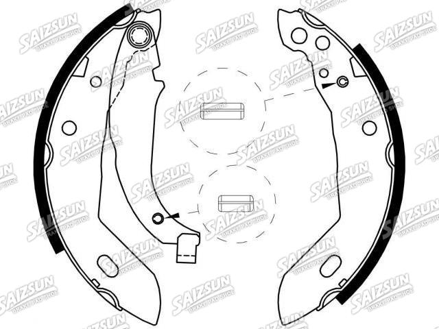 Brake Shoe Set Brake Shoe Set:77 01 201 800