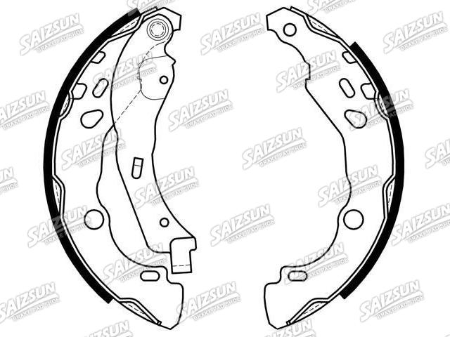 Brake Shoe Set Brake Shoe Set:77 01 207 178