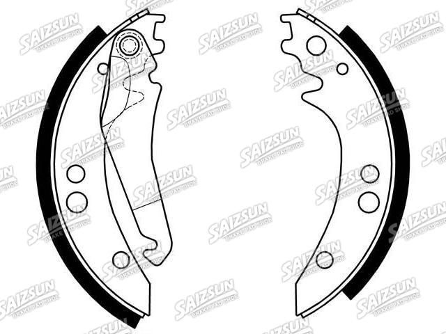 Brake Shoe Set Brake Shoe Set:601 430 06 22