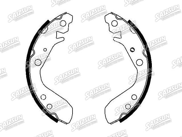 Brake Shoe Set Brake Shoe Set:43154-SAA-004