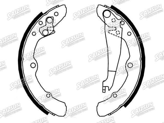 Brake Shoe Set Brake Shoe Set:431 698 525 X