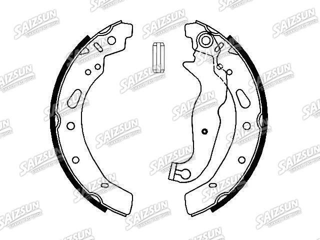 Brake Shoe Set Brake Shoe Set:DFY1-26-38Z