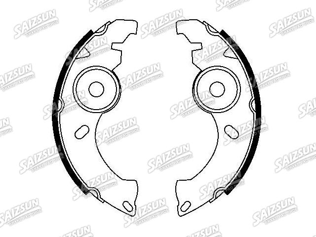 Brake Shoe Set Brake Shoe Set:FSB601