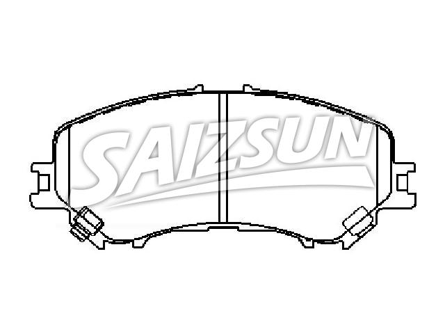 тормозная кладка Brake Pad Set:D1060-4BA0A