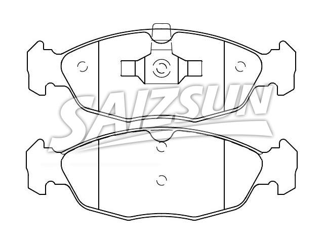 тормозная кладка Brake Pad Set:94668215