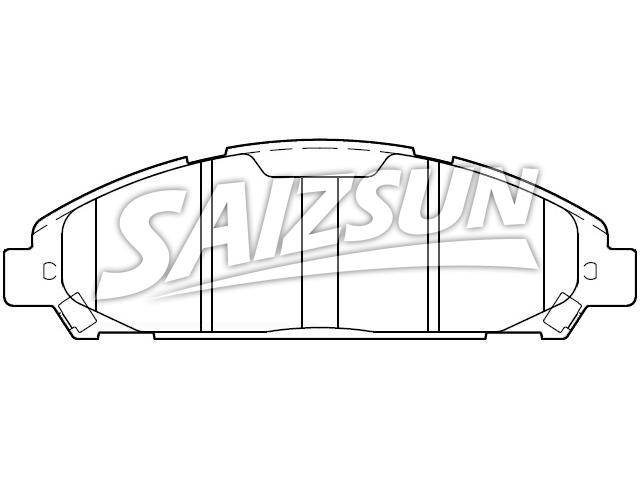 тормозная кладка Brake Pad Set:FR3Z-2001-D