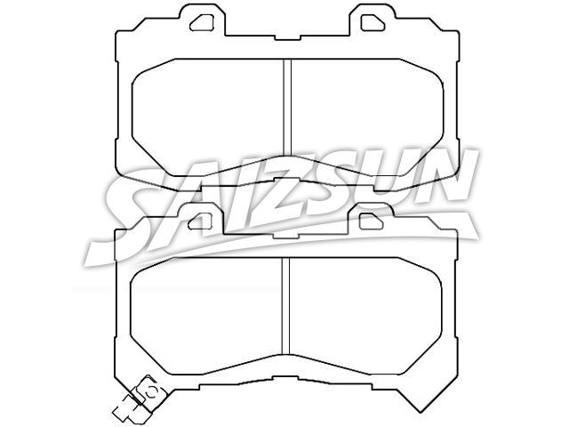 тормозная кладка Brake Pad Set:23292538