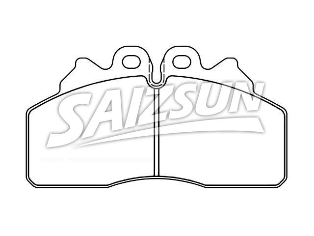 тормозная кладка Brake Pad Set:2996518
