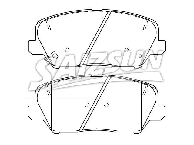 тормозная кладка Brake Pad Set:58101-2VA25