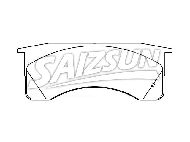 тормозная кладка Brake Pad Set:FC4Z-2001-G