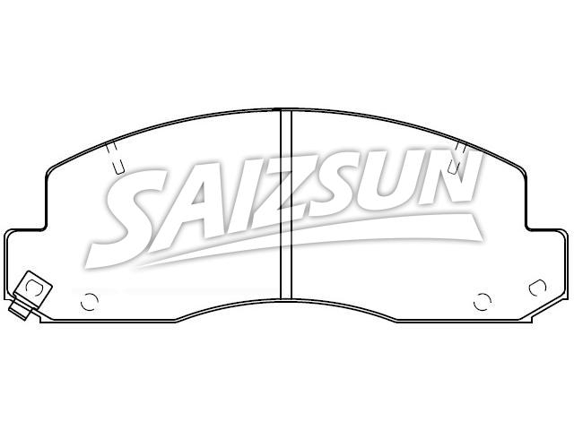 тормозная кладка Brake Pad Set:04465-YZZE6