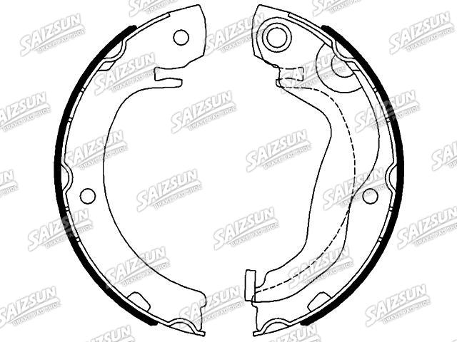 Brake Shoe Set Brake Shoe Set:04495-0F020