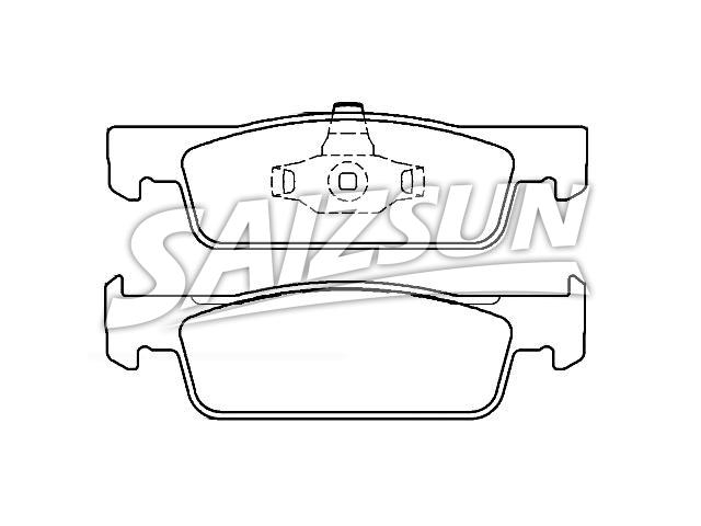 тормозная кладка Brake Pad Set:453 421 00 00