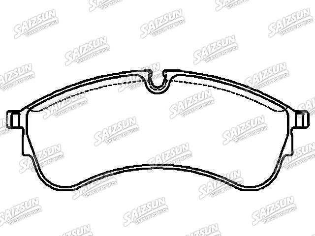 тормозная кладка Brake Pad Set:65.50820.6001
