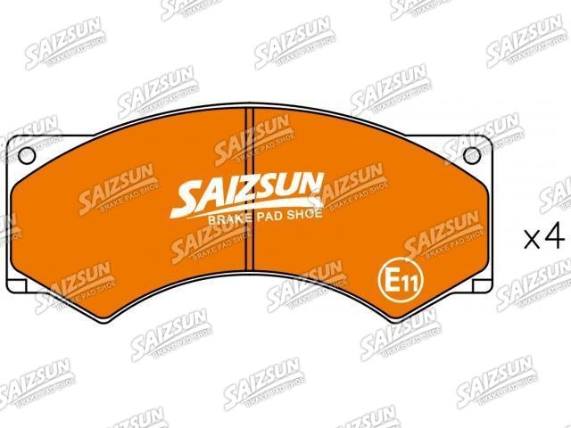 тормозная кладка Brake Pad Set:BBU 8177