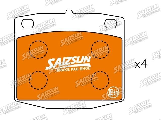 тормозная кладка Brake Pad Set:41060-W5625