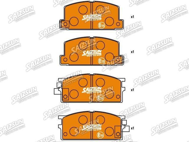 тормозная кладка Brake Pad Set:43 17 973