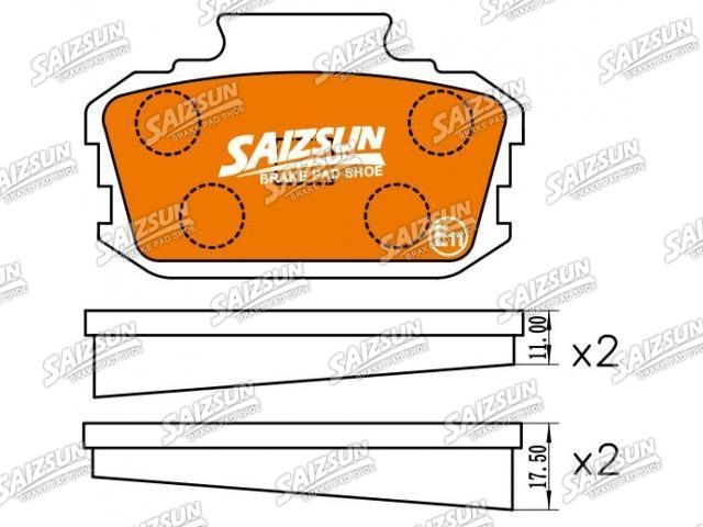 тормозная кладка Brake Pad Set:41060-A1125
