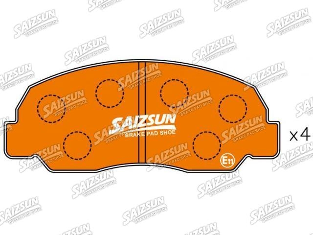 тормозная кладка Brake Pad Set:04491-87613