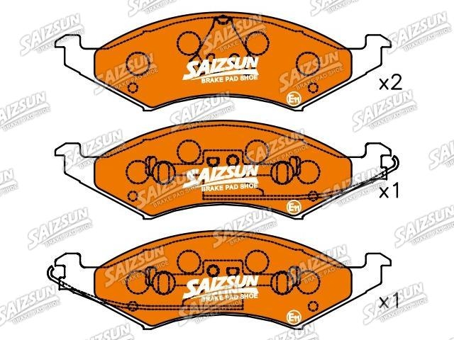 тормозная кладка Brake Pad Set:F3DZ-2001-A